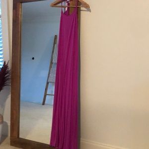 Fabletics pink maxi dress